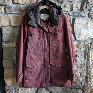 NWOT Filson Moorcroft Waxed Jacket Burgundy XS S